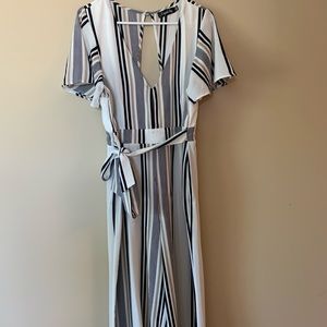 Striped Jumpsuit